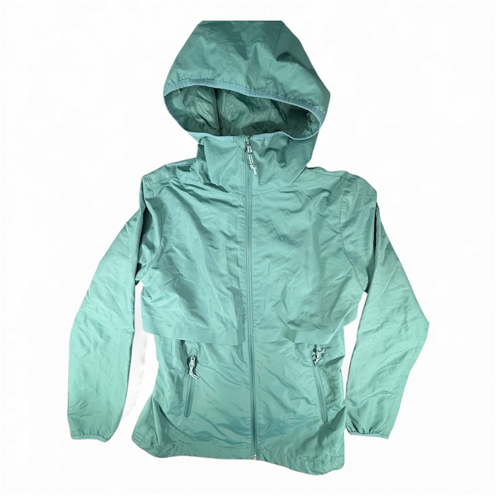 Champion Women's Hooded
Windbreaker Teal Jacket Full Zip
Size X-Small EUC - Picture 1 of 14